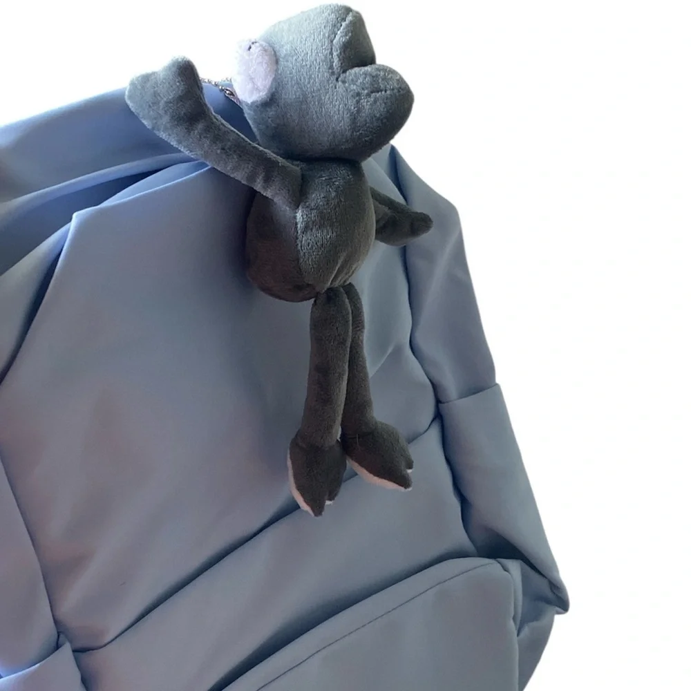 NWOT Light Blue Backpack with Plush Toy‎